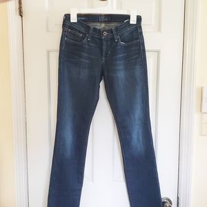 Lucky Brand Sweet Straight cut skinny Blue Jeans size 0/25